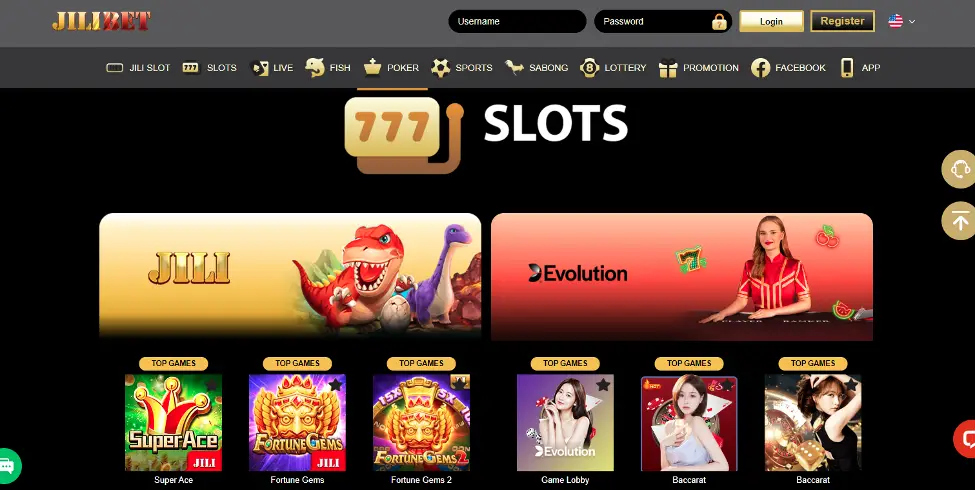 Home page of Jilibet