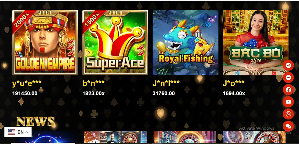 Jilibet Games Selection